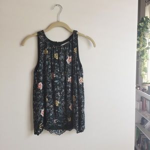 ✨ last chance! sleeveless floral top loft